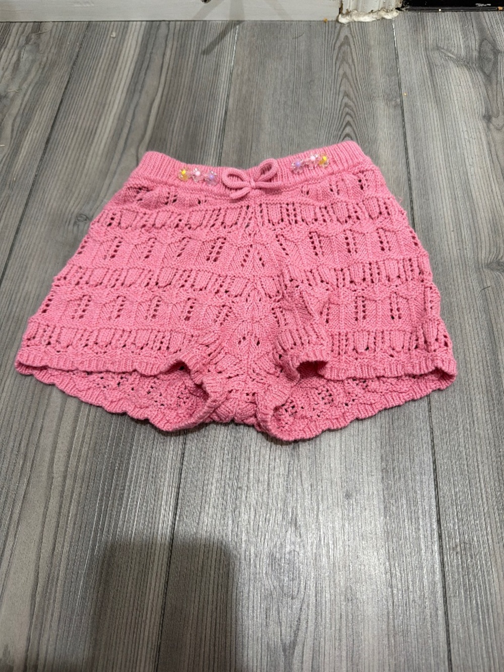 Zara crochet shorts